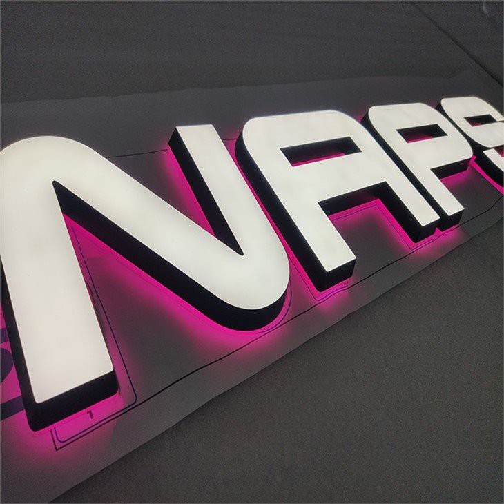 Front Lit and Back Lit Trimless Letter